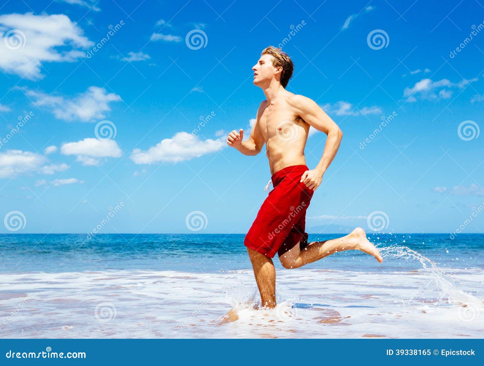 海边跑步的男人摄影图__男性男人_人物图库_摄影图库_昵图网nipic.com