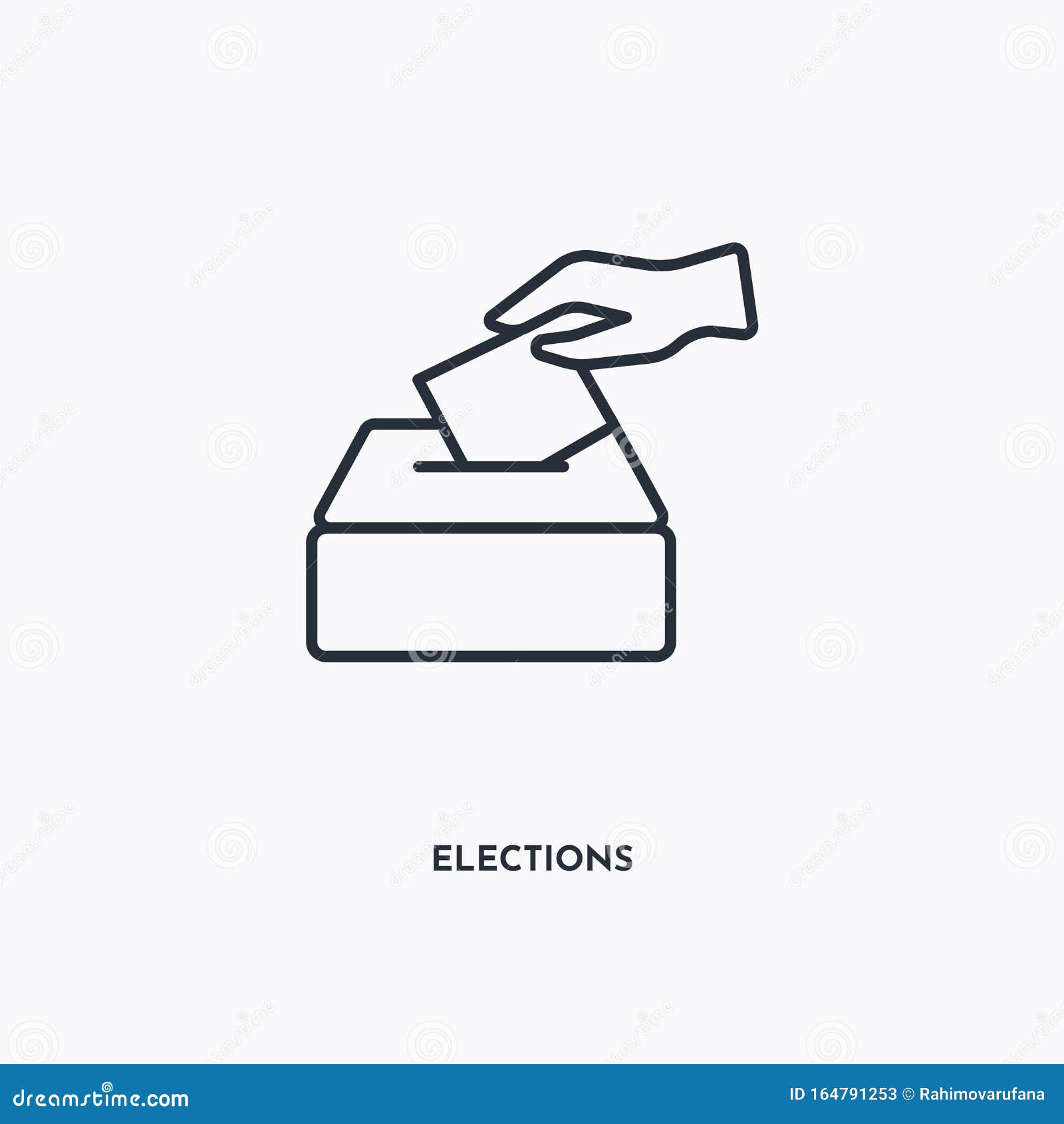 2020年美国大选的象征插画图片素材_ID:349757783-Veer图库