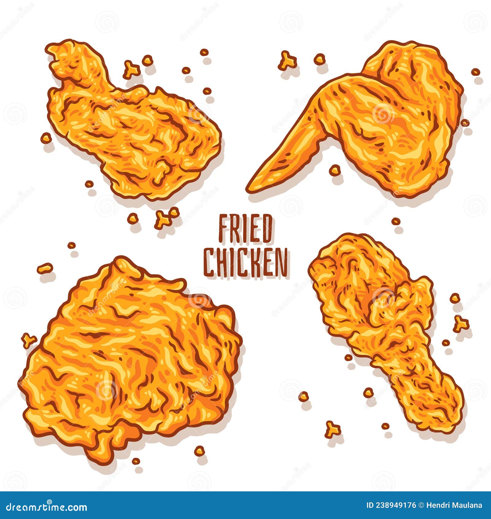 可爱卡通抱着炸鸡的小鸡设计图__卡通设计_广告设计_设计图库_昵图网nipic.com