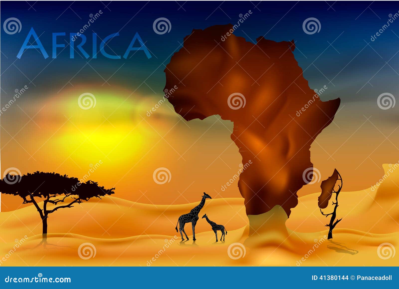 非洲大草原图片素材-编号12716475-图行天下