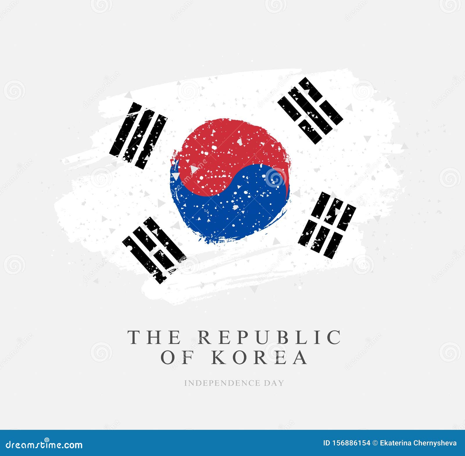 中国韩国国旗矢量图片素材-编号22966363-图行天下