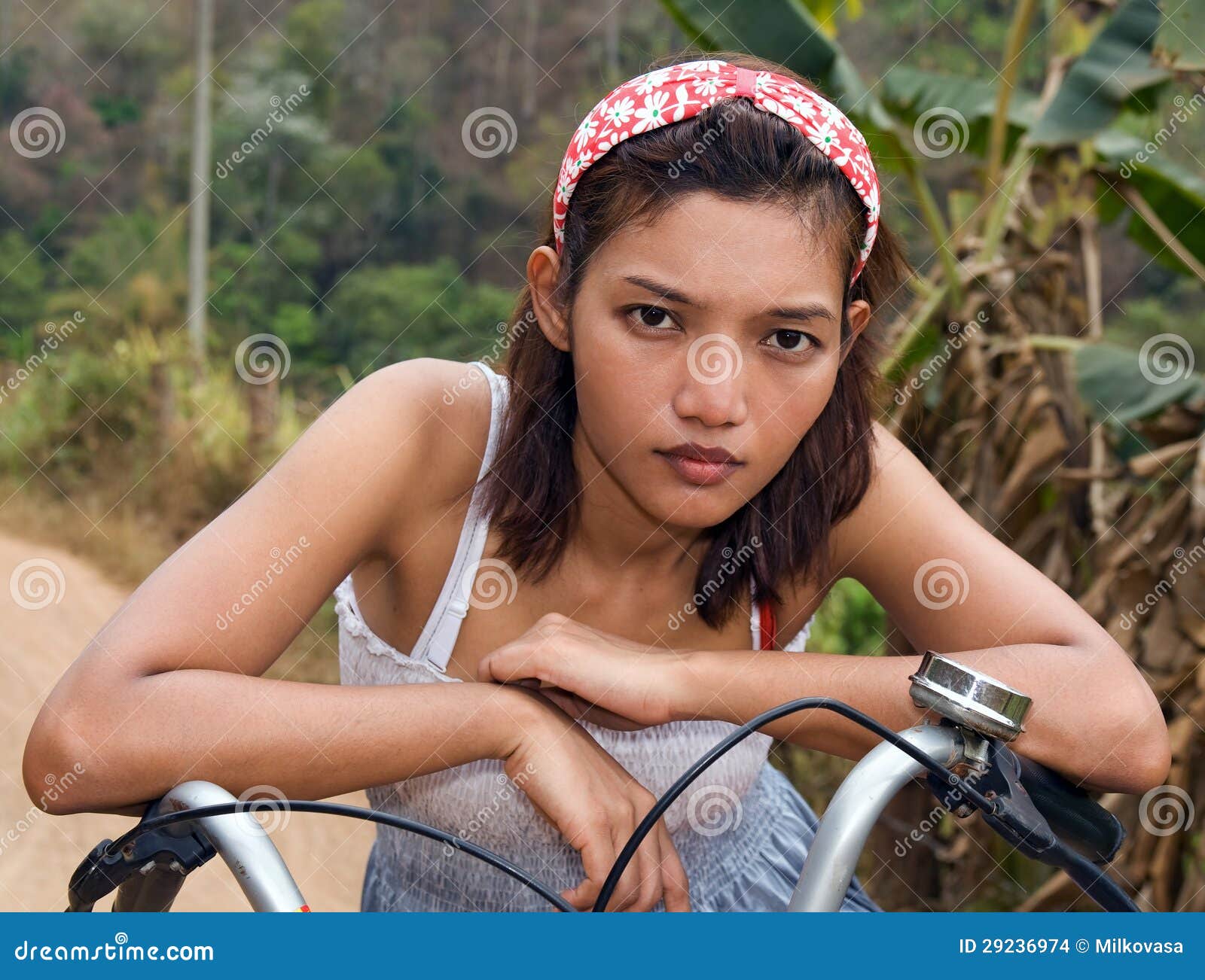 自行车女孩 免费图片 - Public Domain Pictures