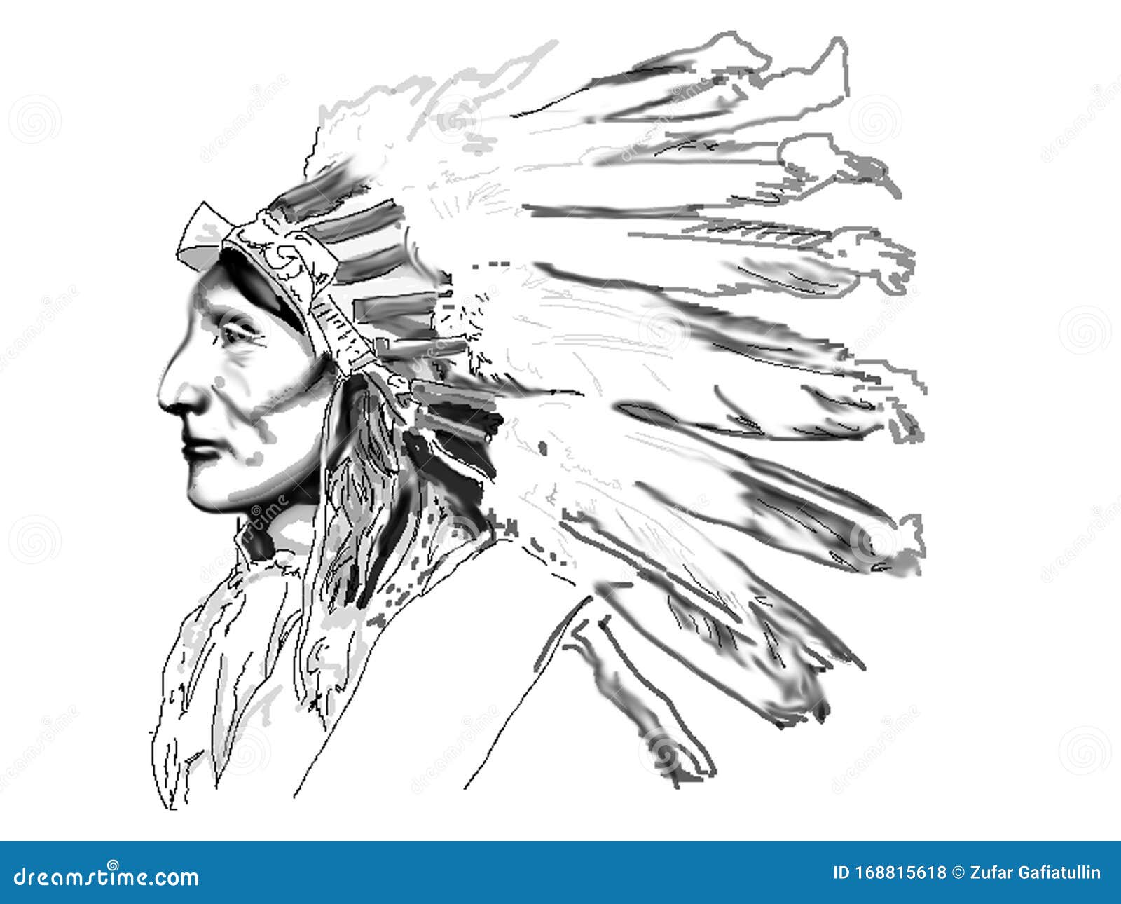 酋长 Apache 由 teearts 创作 | 乐艺leewiART CG精英艺术社区，汇聚优秀CG艺术作品